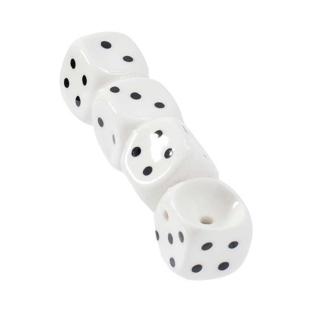 Wacky Bowlz Dice Ceramic Spoon Pipe - Glasss Station