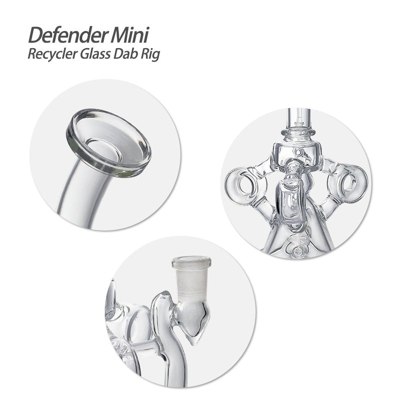 Waxmaid Defender Mini Recycler Rig - Glasss Station