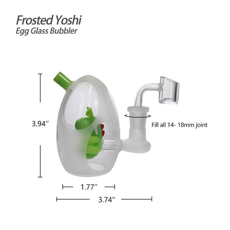 Waxmaid Frosted Yoshi Egg Rig - Glasss Station