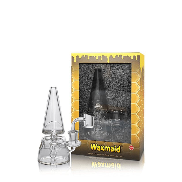 Waxmaid Mushroom Mini Dab Rig - Glasss Station