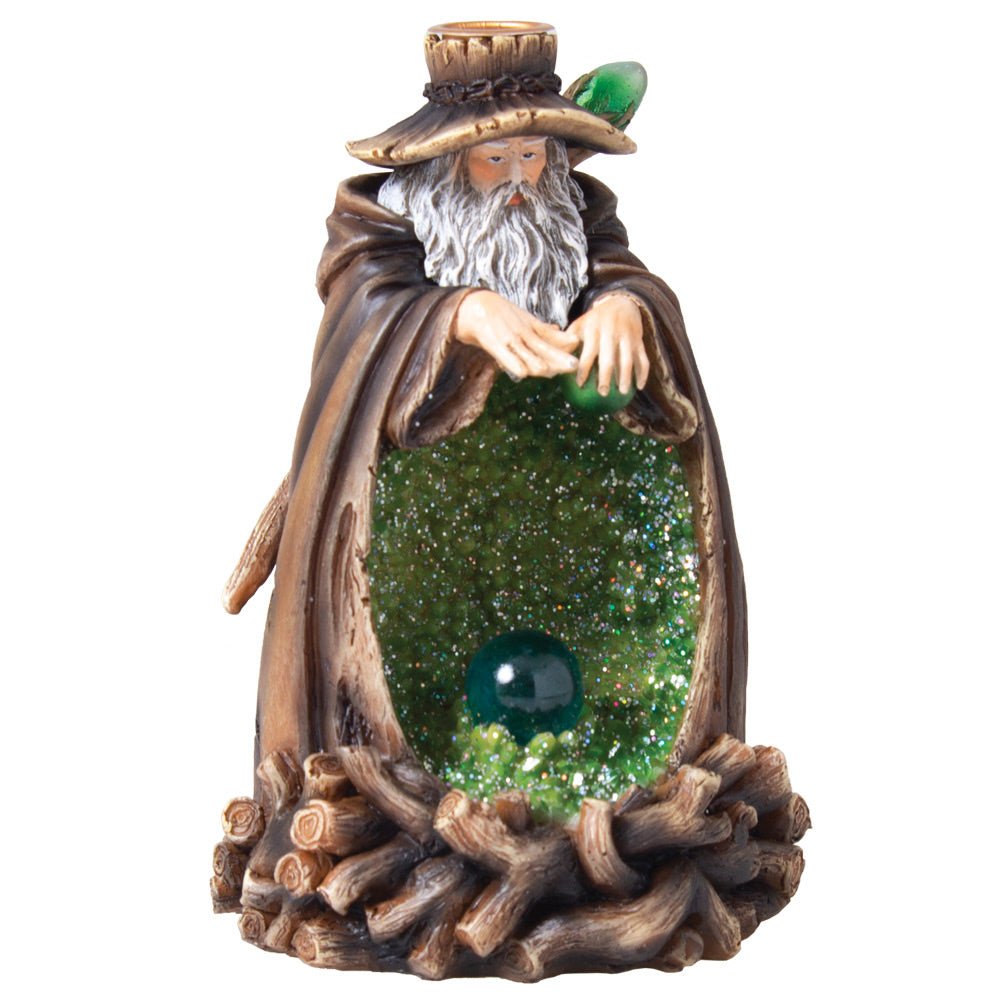 Wizard Backflow Incense Burner w/ LED - Glasss Station