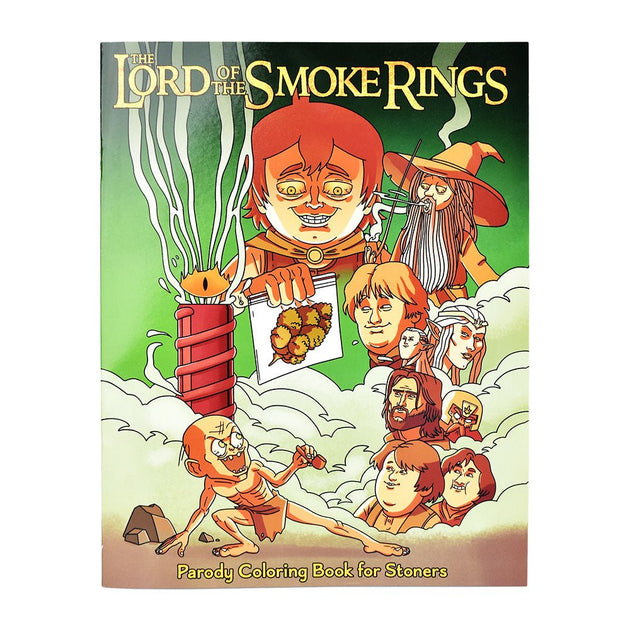 Wood Rocket Lord of the Smoke Rings Coloring Book - Glasss Station