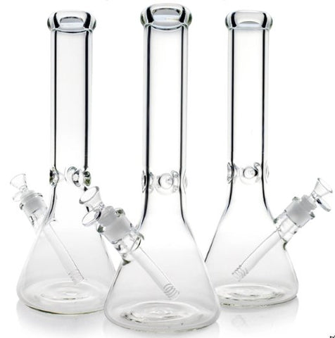 1Stop Glass 12" Thick Glass Beaker Bong - Glasss Station