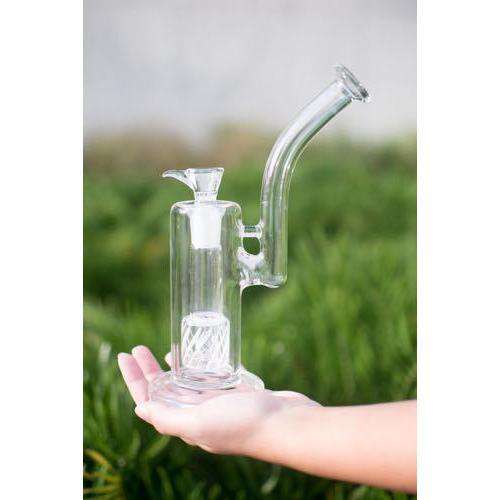 1Stop Glass Upright Weed Bubbler - Glasss Station