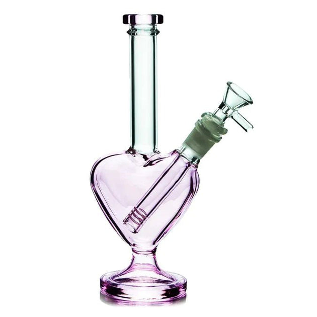 1Stop Glass Valentine Heart Bong - Glasss Station