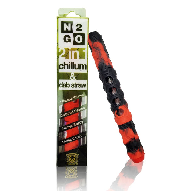 2 In 1 Chillum & Dab Straw - Glasss Station