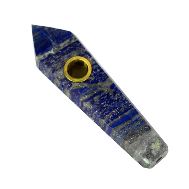 Acid Secs Lapis Lazuli Crystal Pipe - Glasss Station