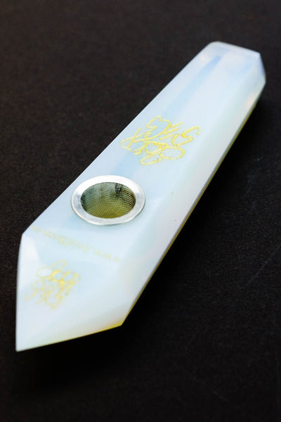 Acid Secs - Natural Opal Smoking Pipe - Glasss Station