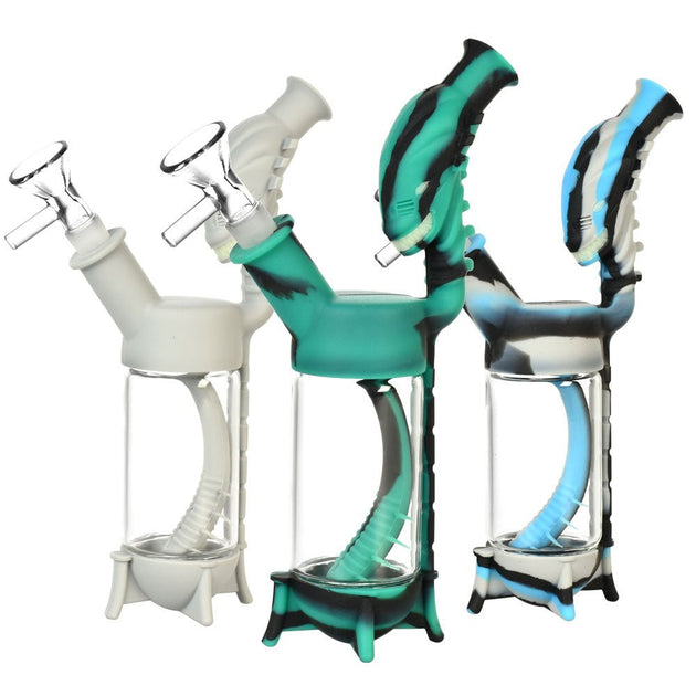 Alien Spine Silicone 8" Glass Water Pipe - Glasss Station