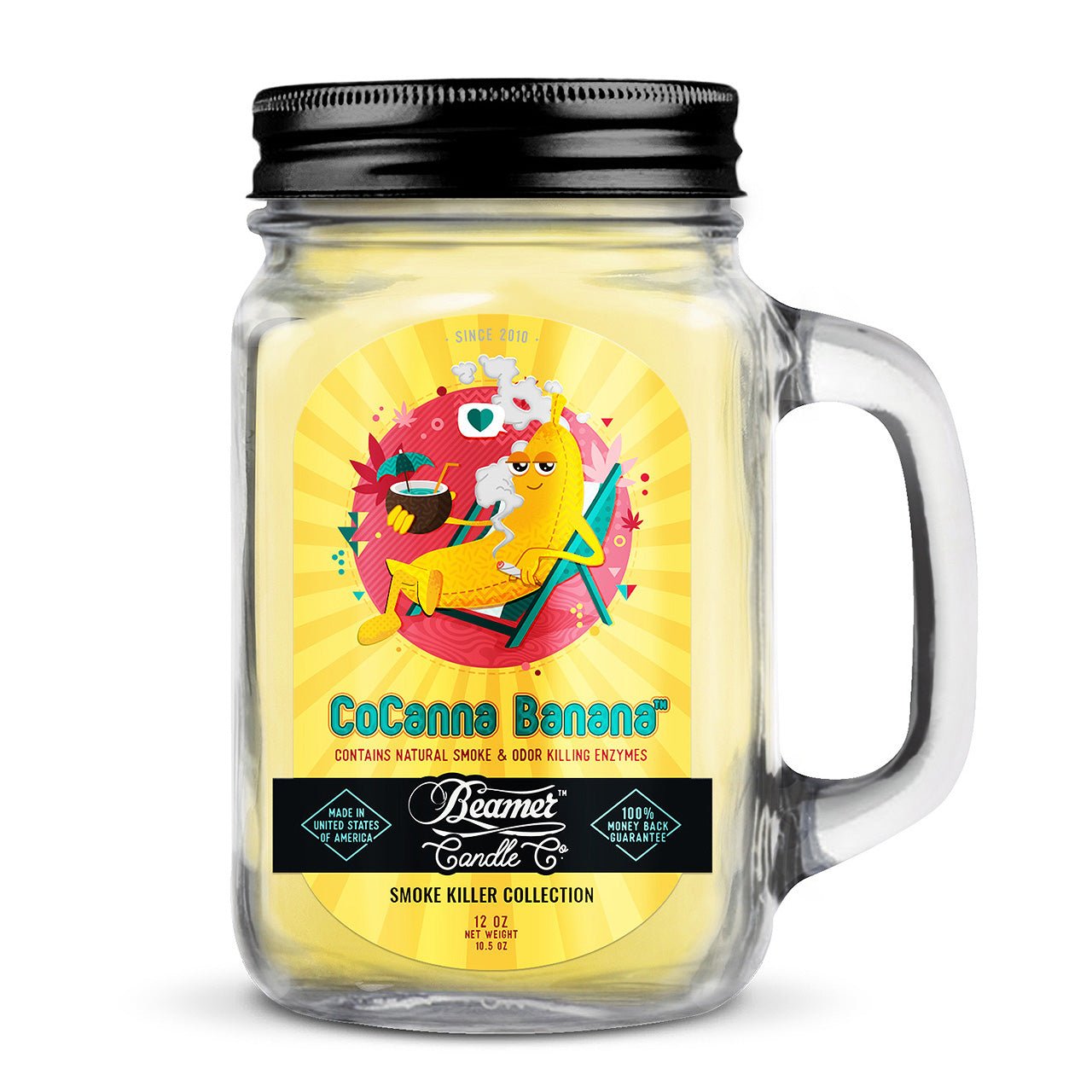 Beamer Candle Co. CoCanna Banana Odor Eliminating Candle - Glasss Station