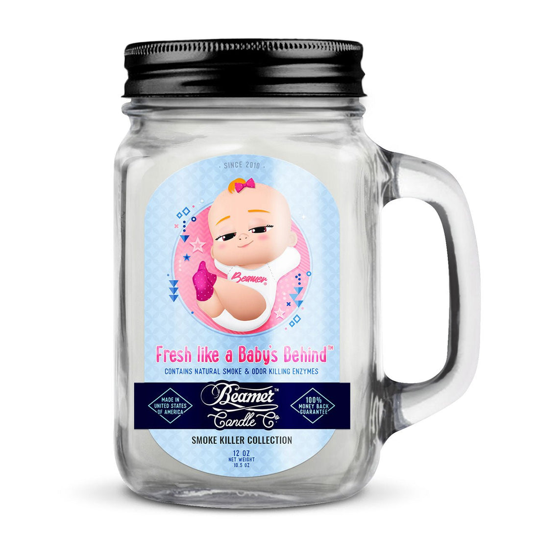 Beamer Candle Co. Fresh Like A Baby Be... Odor Eliminating Candle - Glasss Station
