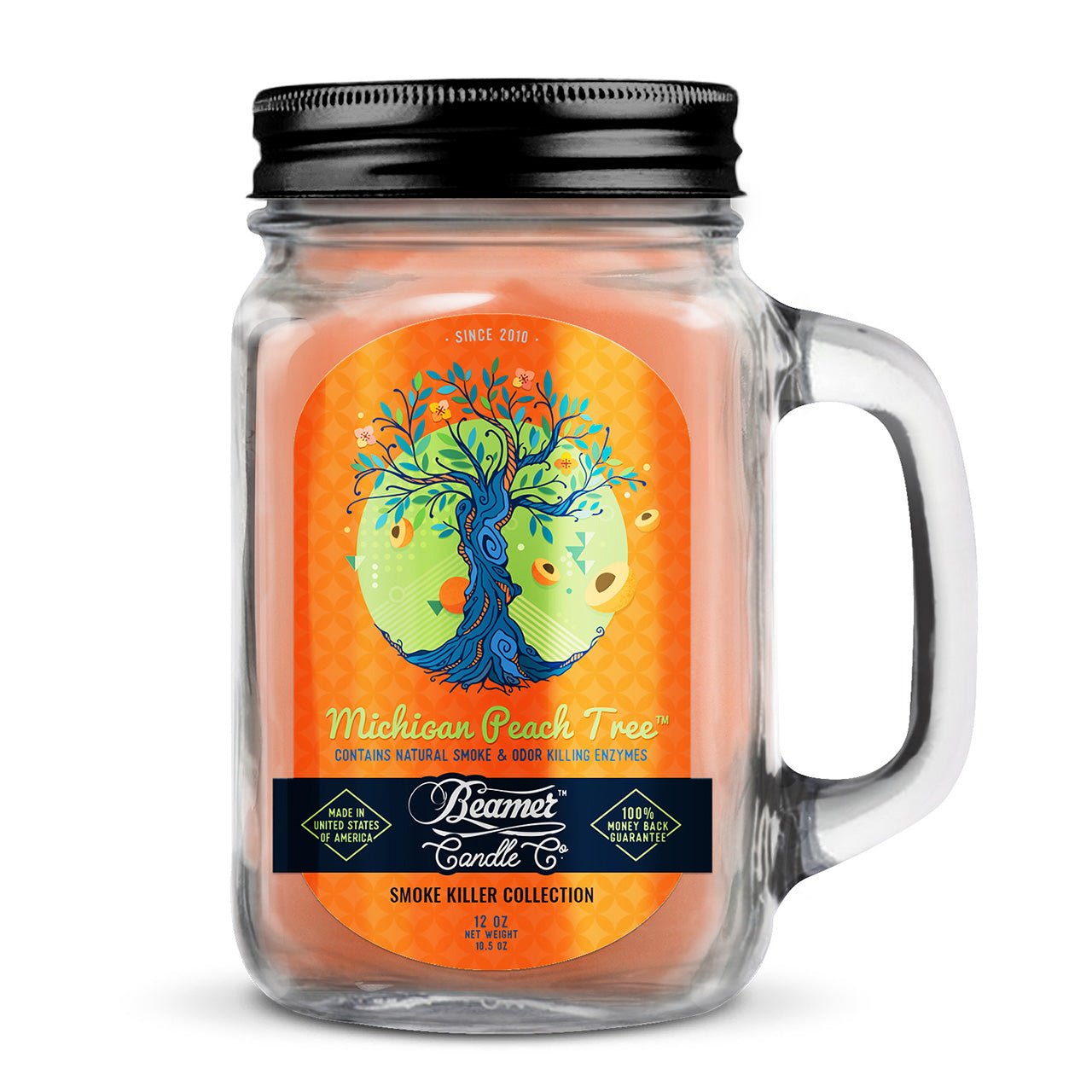 Beamer Candle Co. Michigan Peach Tree Odor Eliminating Candle - Glasss Station
