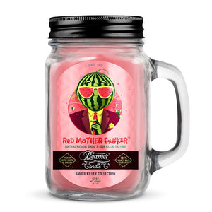 Beamer Candle Co. Red Mother F*#k3R Odor Eliminating Candle - Glasss Station