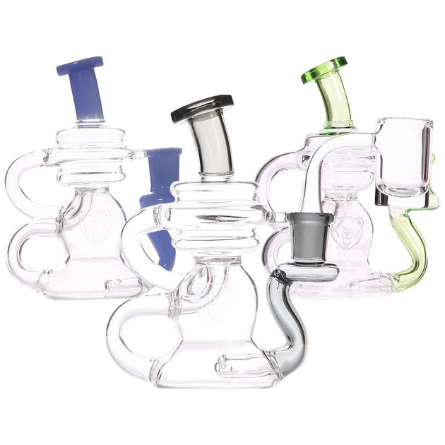 Bear Quartz Cycler Recycler 5.5" Dab Rig Box Set - Glasss Station