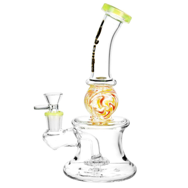 BIIGO Disco Sphere Hourglass 8.5" Water Pipe - Glasss Station