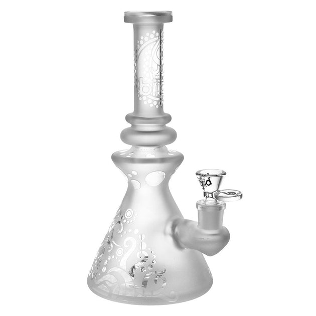 BIIGO Tentacles Sandblasted 9.5" Beaker Water Pipe - Glasss Station