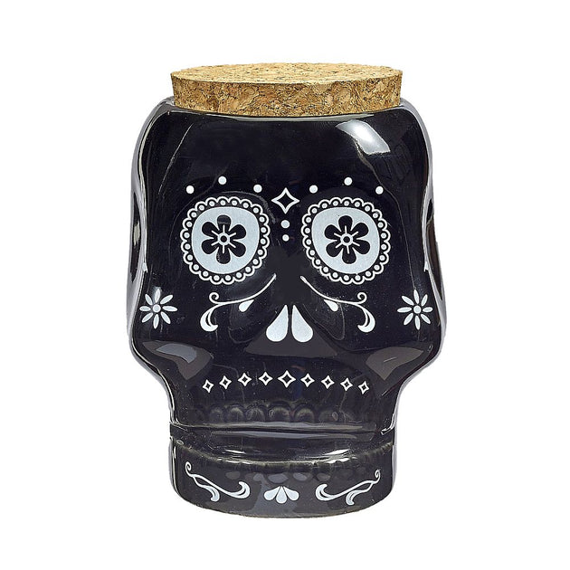 Black Skull Stash Jar - Glasss Station