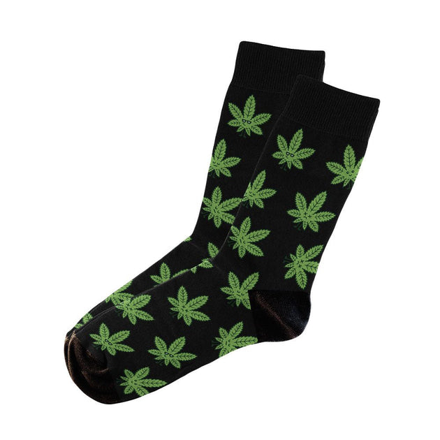 Blazing Buddies Socks - Cool Guy Hemp Leaf - Glasss Station