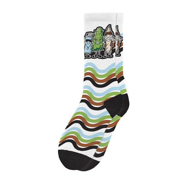 Blazing Buddies Socks - Lighter, Bud, Joint - Glasss Station