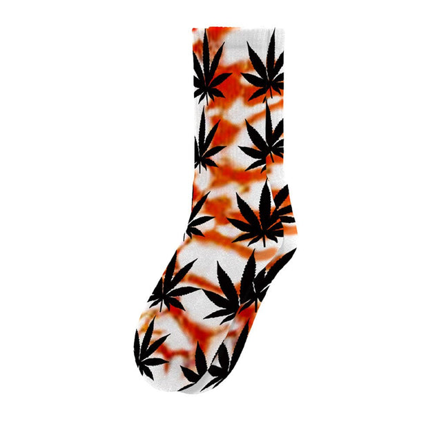 Blazing Buddies Socks - Tie-Dye Leaves - Glasss Station