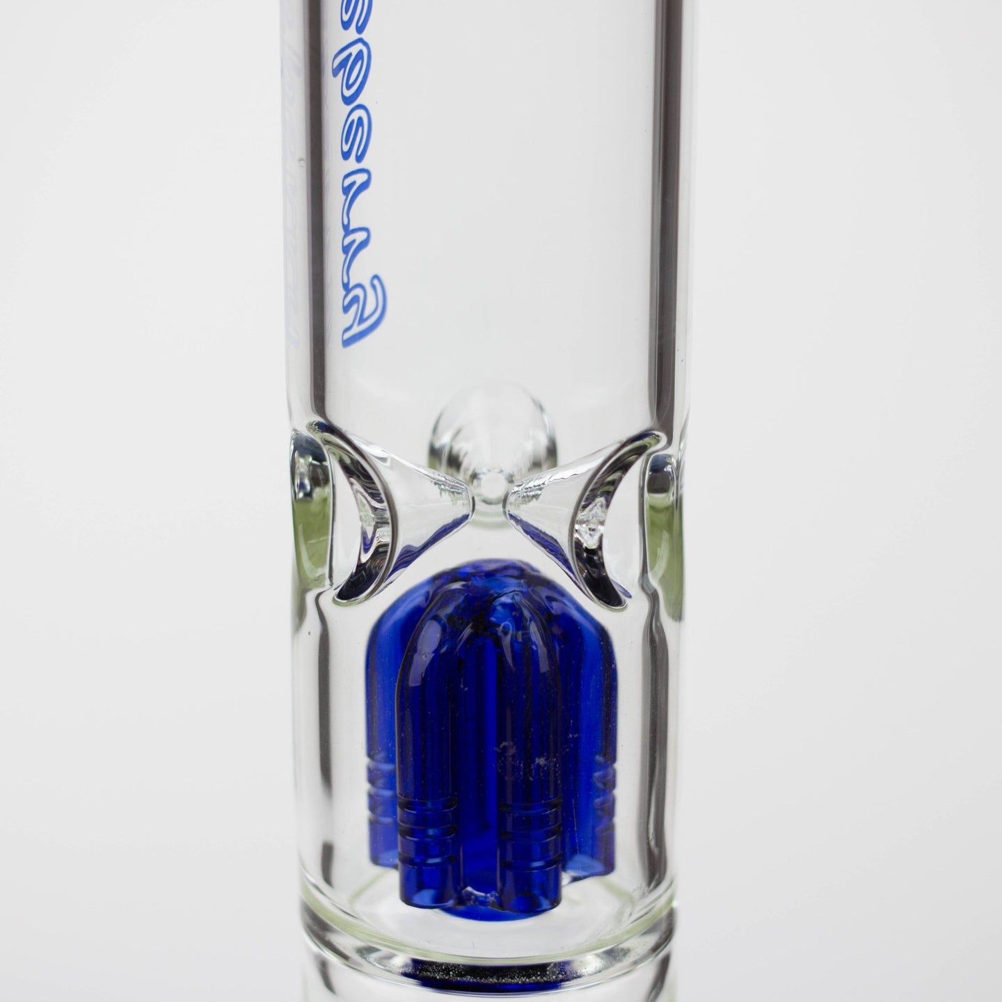 Blueberry-15" Double Tree Perc Beaker Bong - Glasss Station