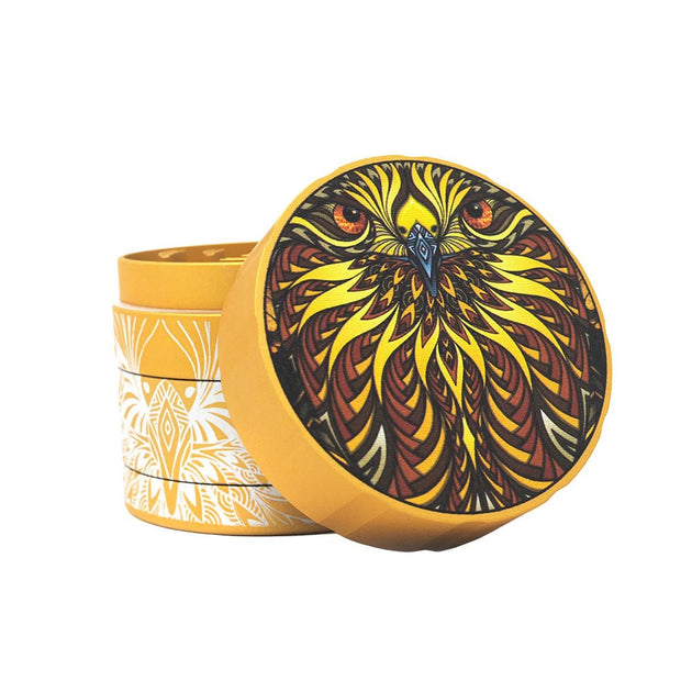 Cali Crusher Homegrown Phil Lewis Hawk Grinder 4pc/2.35" - Glasss Station