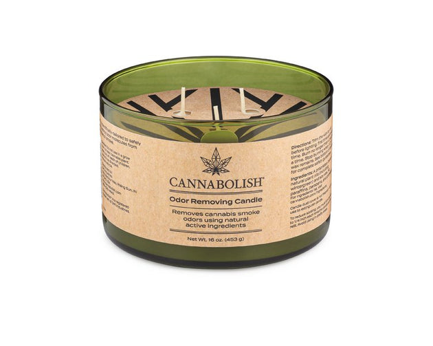 Cannabolish 16 oz Odor Removing Candle - Glasss Station