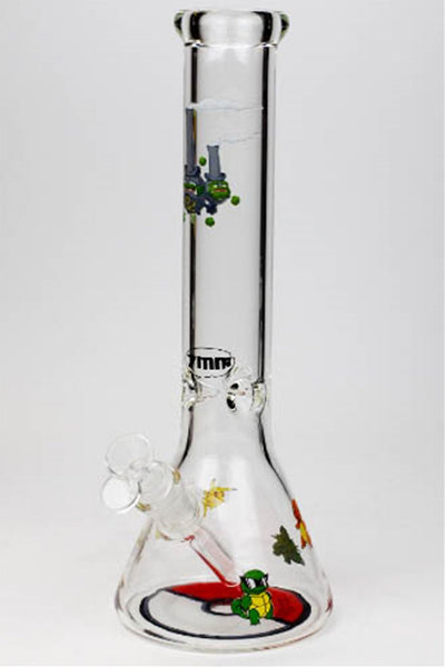 Cartoon 13.5" 7mm Glass Beaker Bong - Glasss Station
