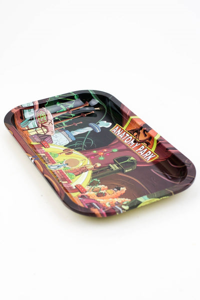 Cartoon Medium Rolling Tray with Magnetic Lid - Glasss Station