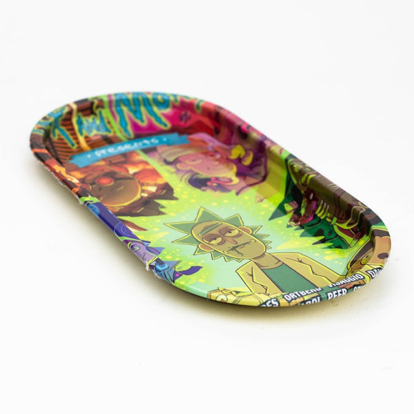 Cartoon Small Rolling Tray - Glasss Station