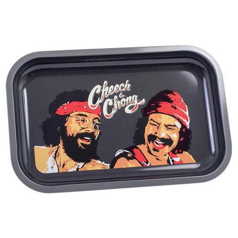 Cheech & Chong Laughing Friends Metal Rolling Tray - Glasss Station
