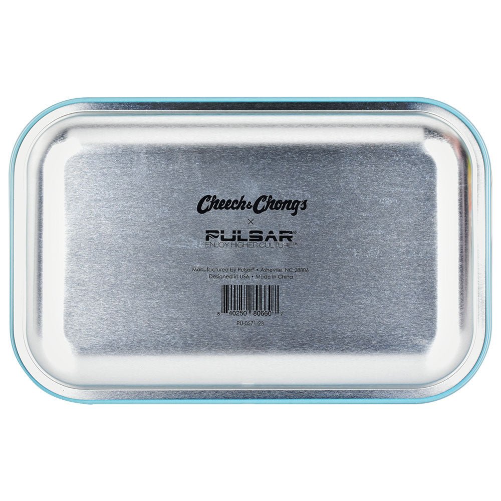 Cheech & Chong x Pulsar Metal Rolling Tray - Glasss Station