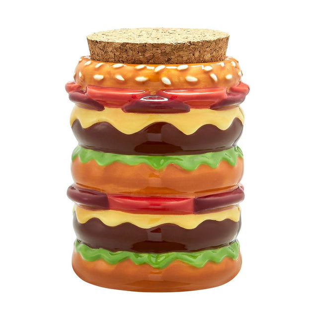 Cheeseburger Stash Jar - Glasss Station