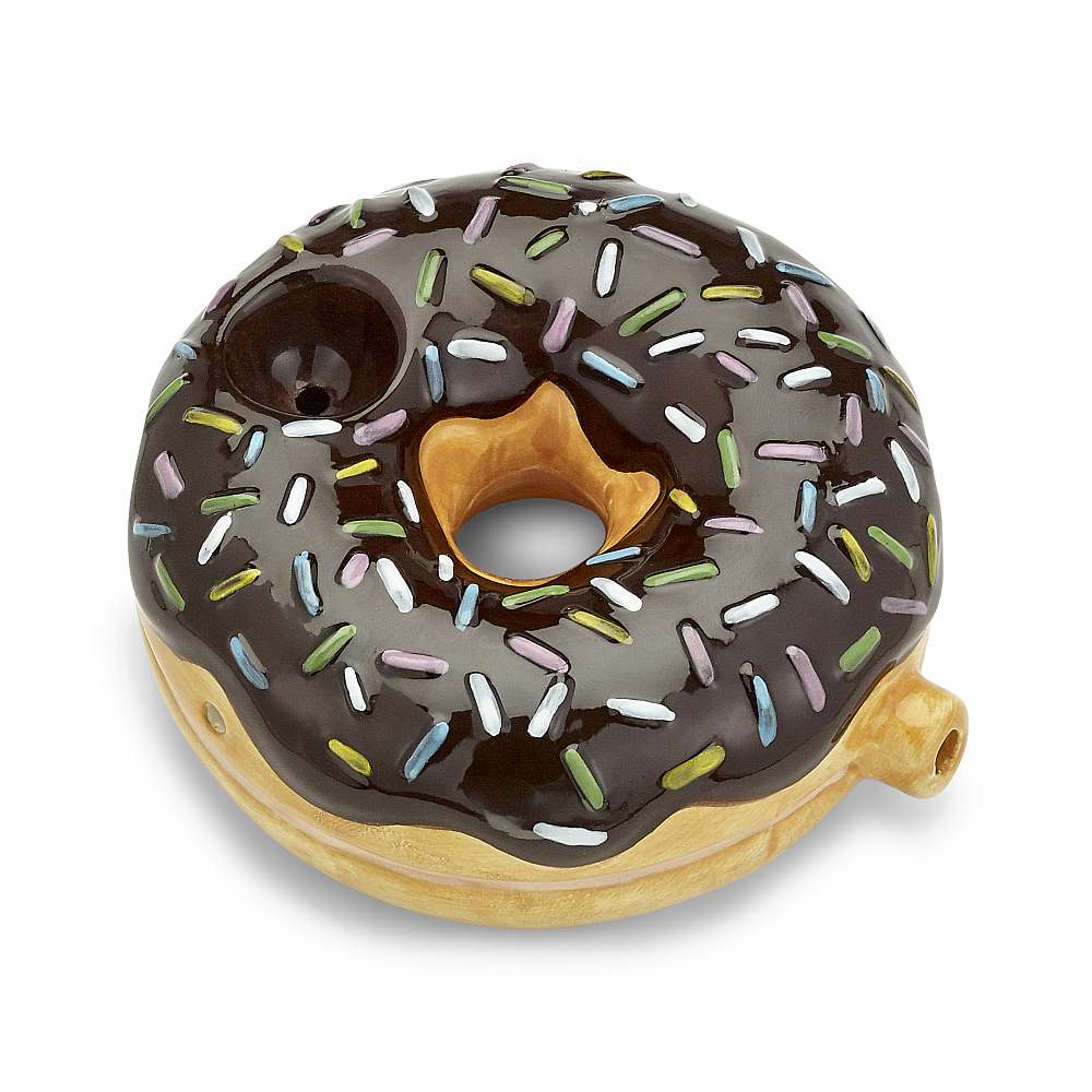 Chocolate Donut Pipe - Glasss Station