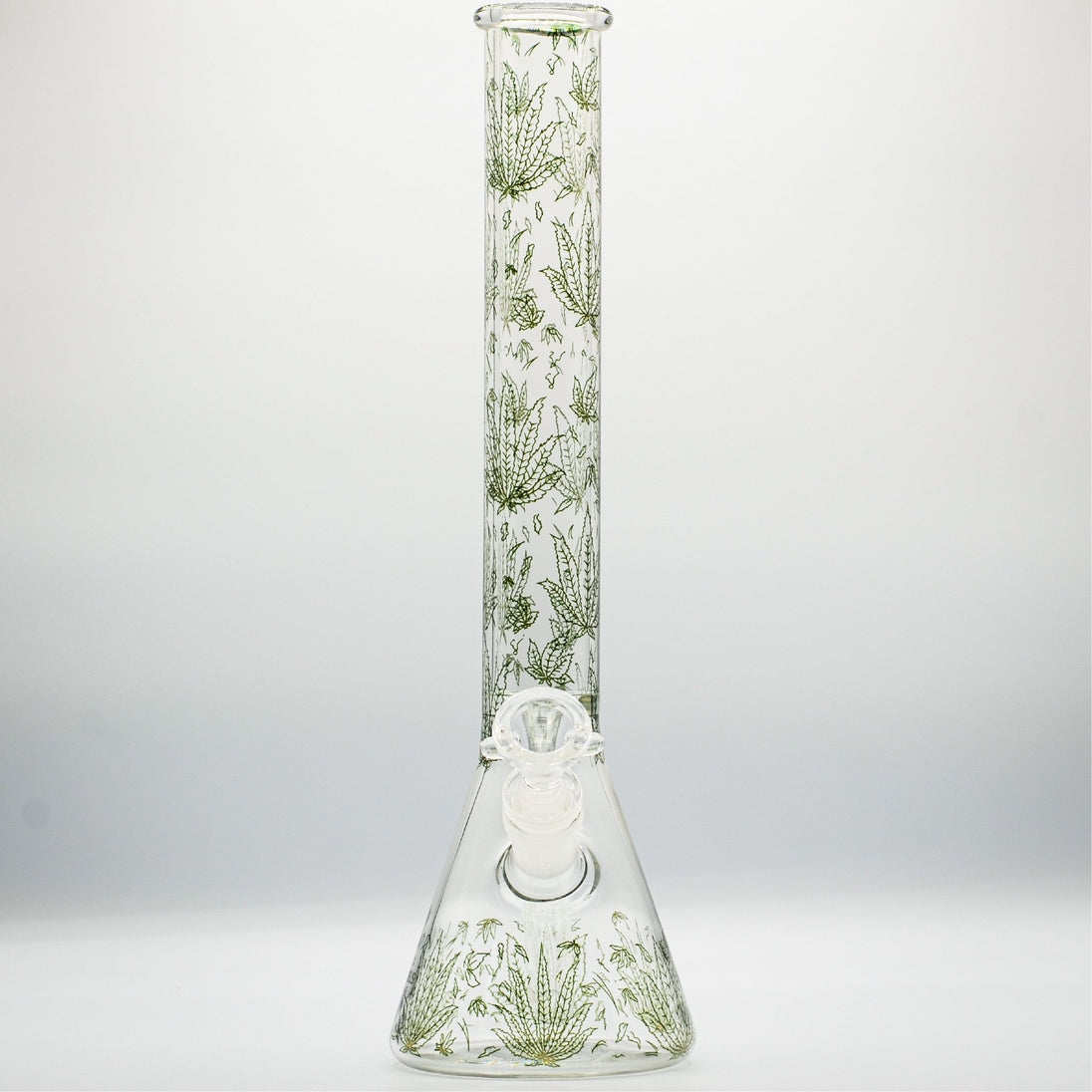 Cirrus Glass Green Sativa Beaker Bong - Glasss Station