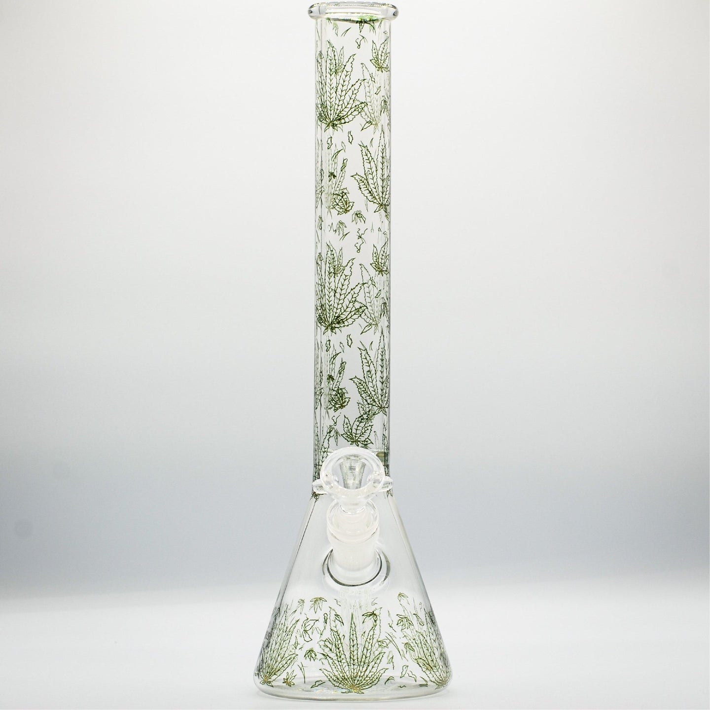 Cirrus Glass Green Sativa Beaker Bong - Glasss Station
