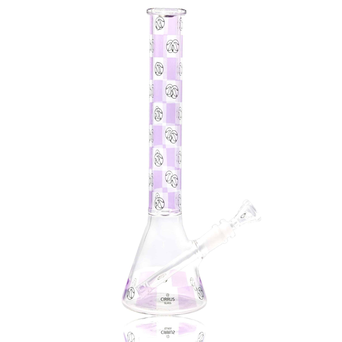 Cirrus Glass Lavender Beaker Bong - Glasss Station