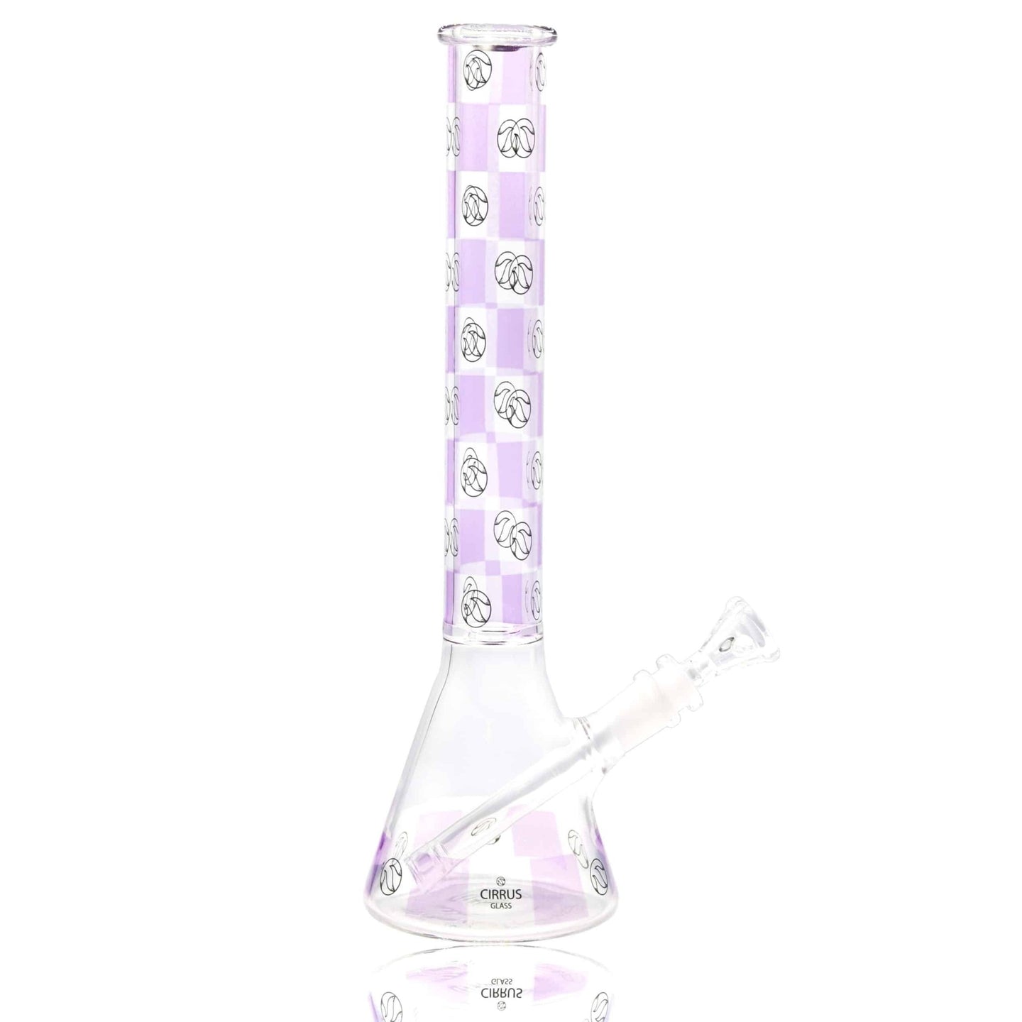 Cirrus Glass Lavender Beaker Bong - Glasss Station