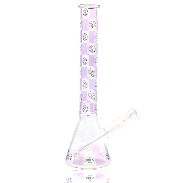 Cirrus Glass Lavender Beaker Bong - Glasss Station