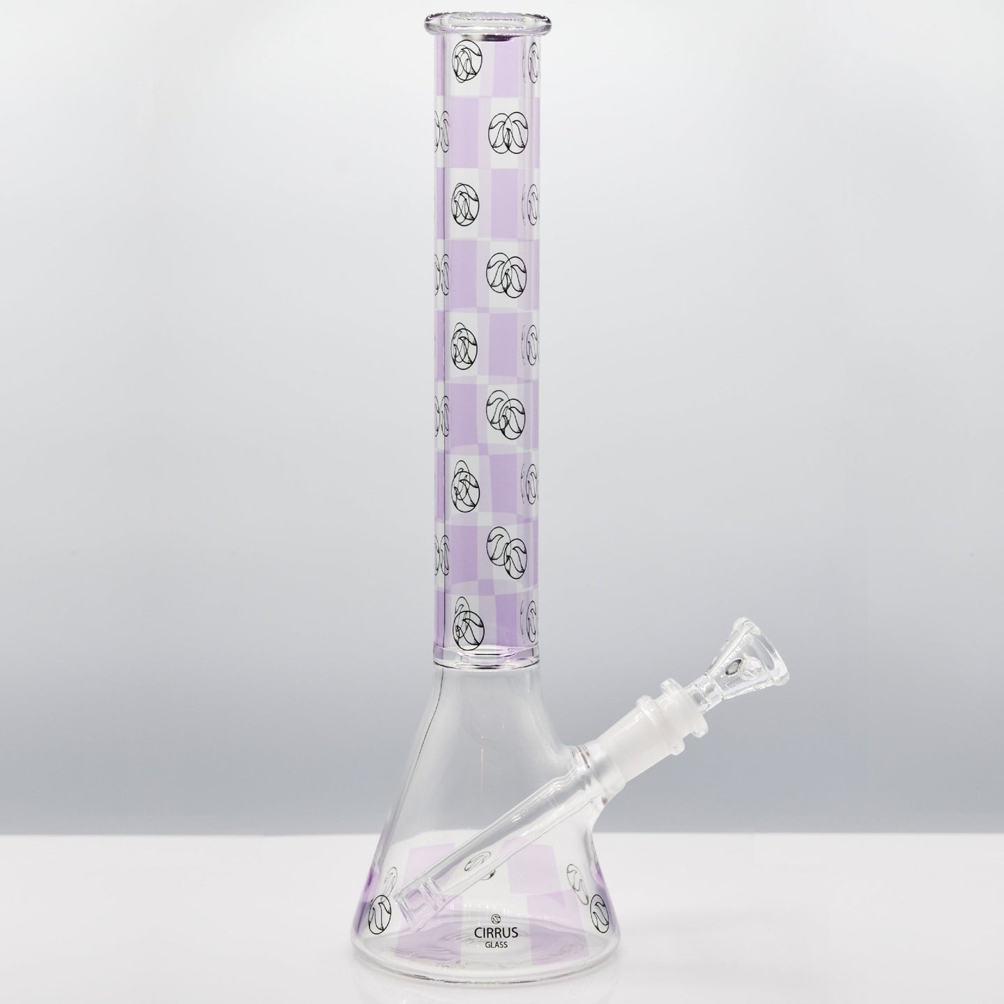 Cirrus Glass Lavender Beaker Bong - Glasss Station