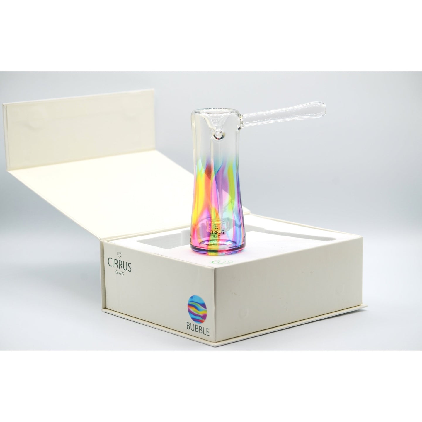 Cirrus Glass Rainbow Bubble - Glasss Station