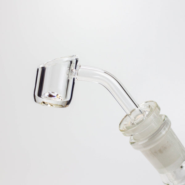 Clear 8" 2-in-1 Tube Bong/Rig - Glasss Station
