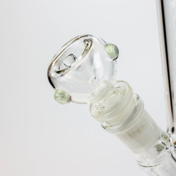 Clear 8" 2-in-1 Tube Bong/Rig - Glasss Station