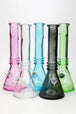 Colored 12" Soft Glass Beaker Bong - Glasss Station