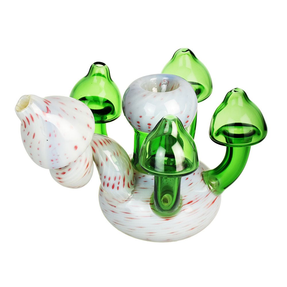Corkscrew Shroom 6.5" Bubbler - Glasss Station