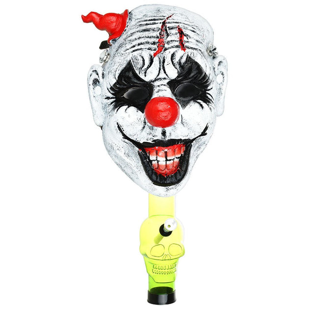Creepy Clown Gas Mask Water Pipe - Glasss Station