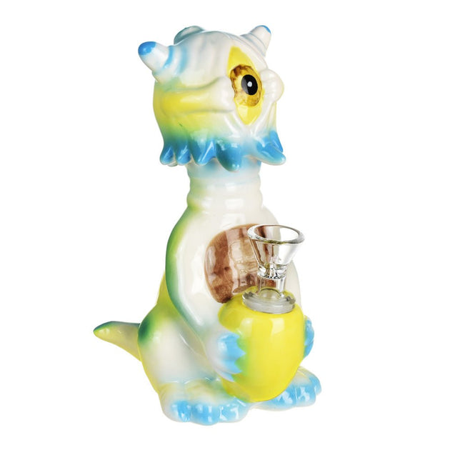 Curious Cyclops Dragon Ceramic 6.5" Water Pipe - Glasss Station