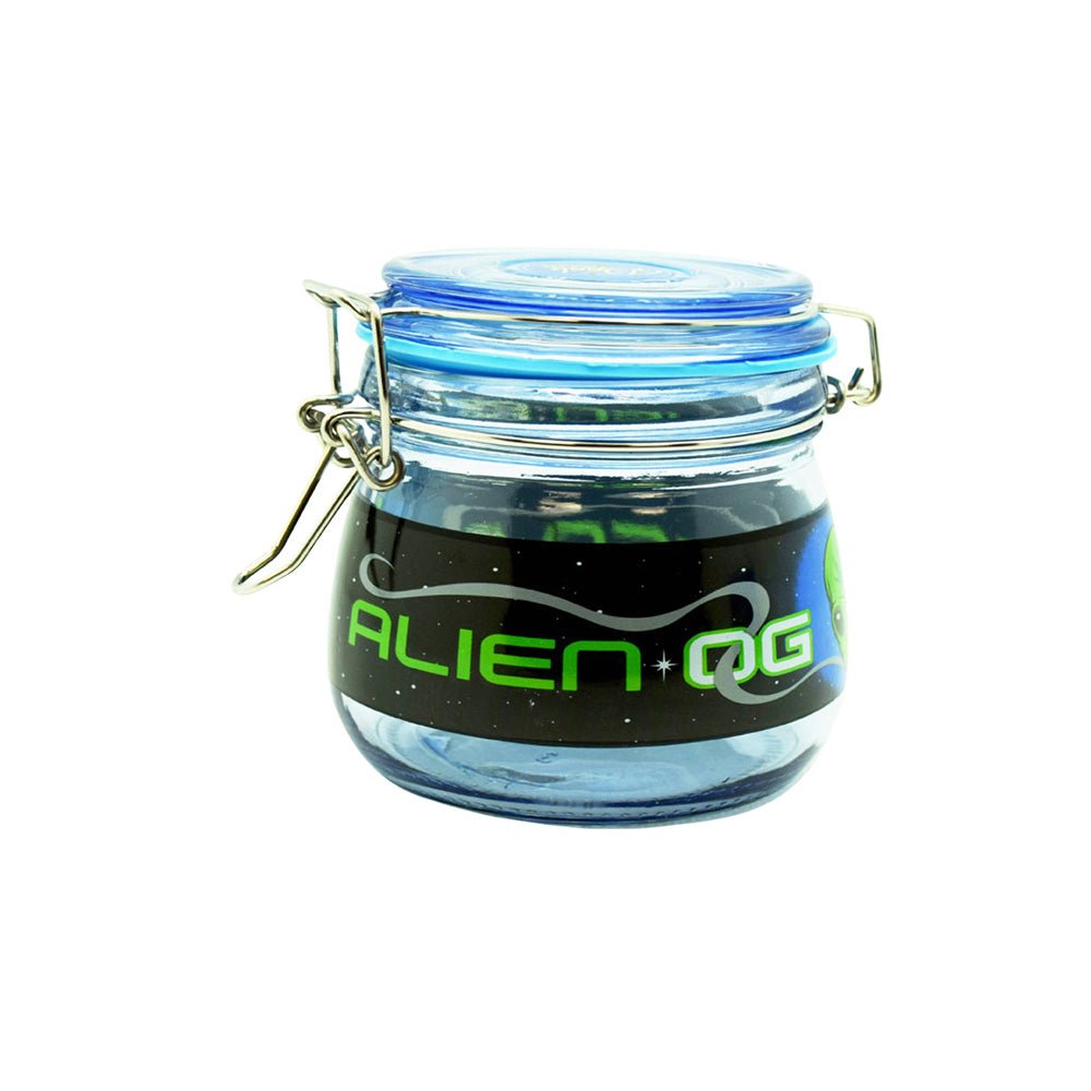 Dank Tank Airtight Glass Storage Jar | Alien OG - Glasss Station