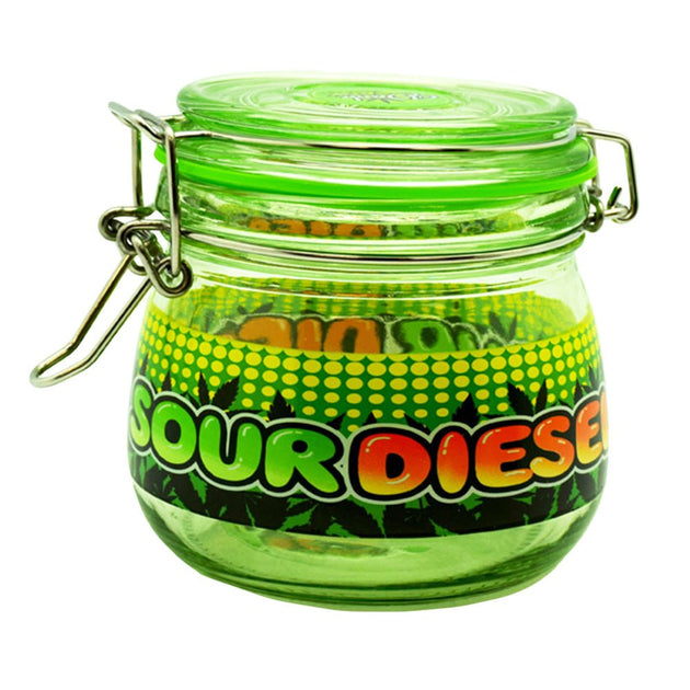 Dank Tank Airtight Glass Storage Jar | Sour Diesel - Glasss Station