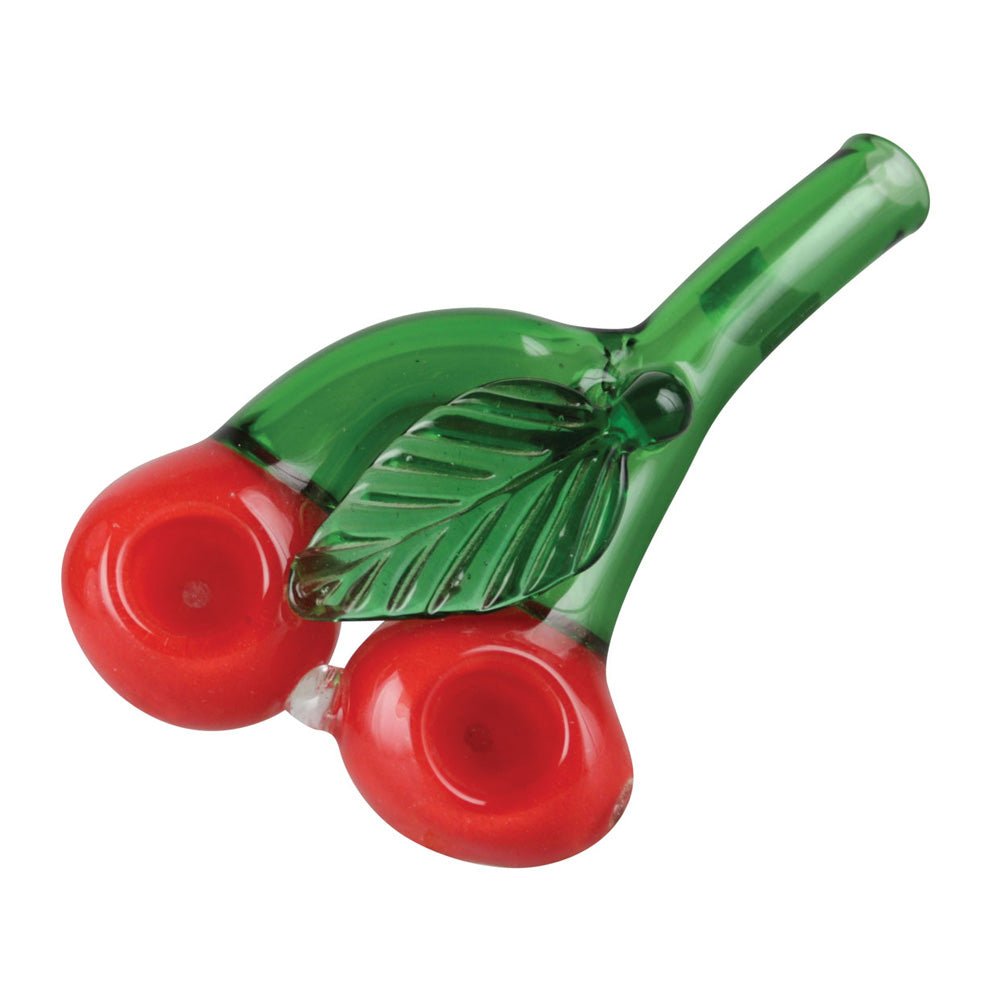 Double Cherry 5.5" Glass Hand Pipe - Glasss Station
